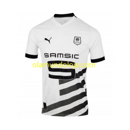 Camisola Stade Rennais Homem Equipamento Segundo 2023-2024 Manga Curta